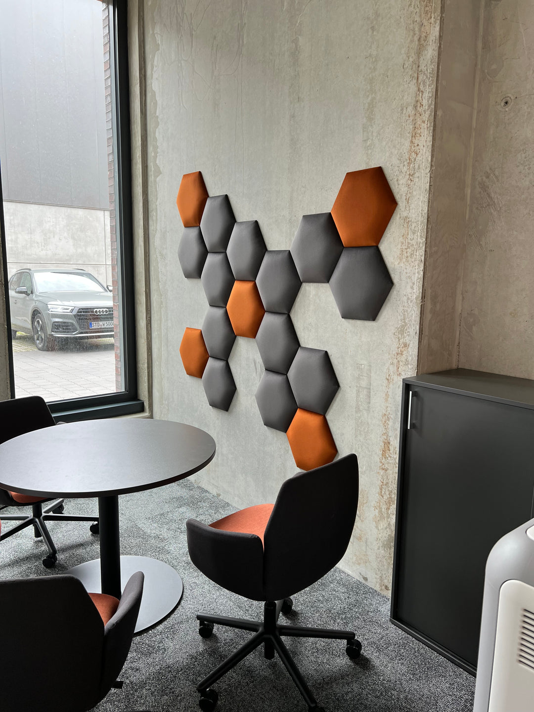 Akustikpaneel Set Office Gewerbe - Hexagon Napoli