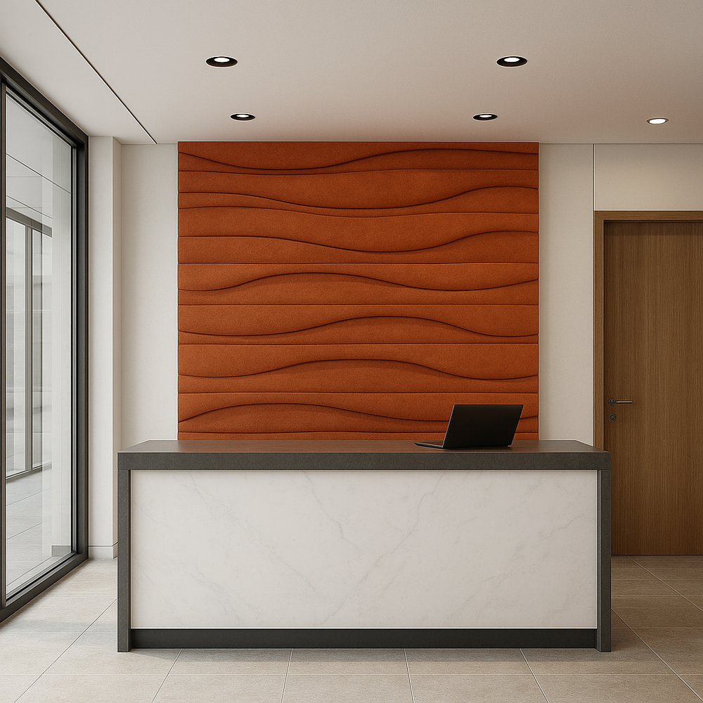 Suono 3D Polsterpaneel Akustikset Wellen NEU