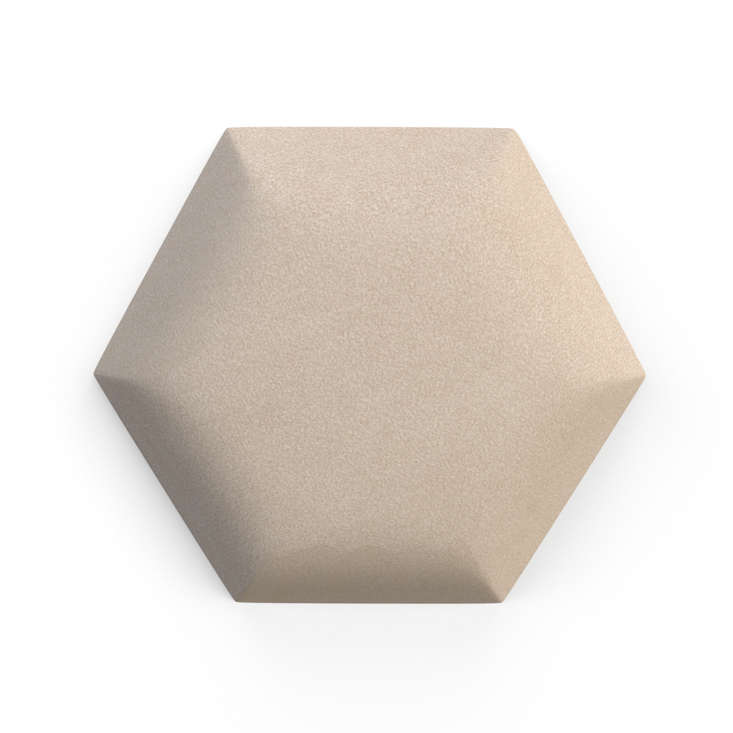 Polsterpaneel Hexagon - Milan Samtstoff