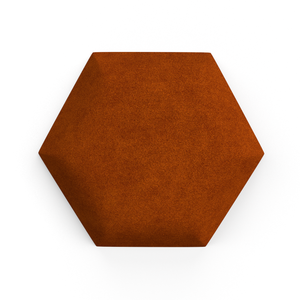 Polsterpaneel Hexagon - Milan Samtstoff